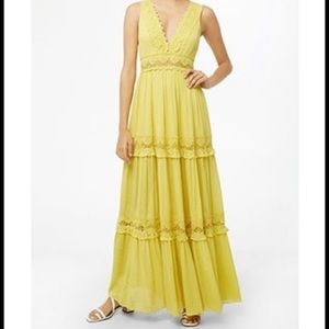 Crochet-Trim Tiered Maxi Dress ❤️ Forever 21